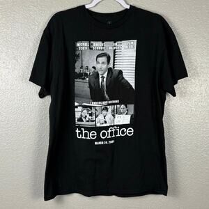 The Office Size Large I Understand Nothing Black Short Sleeve T-Shirt TV Show